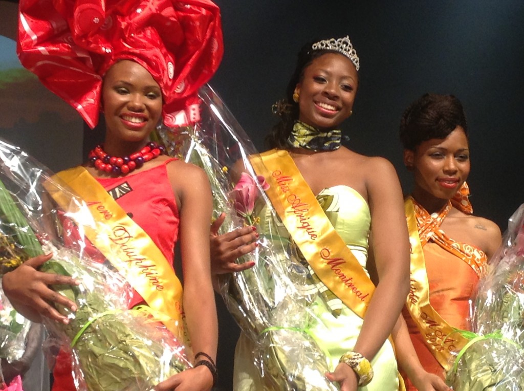 Miss Afrique Montréal 2013 ; photo :Touki Montréal